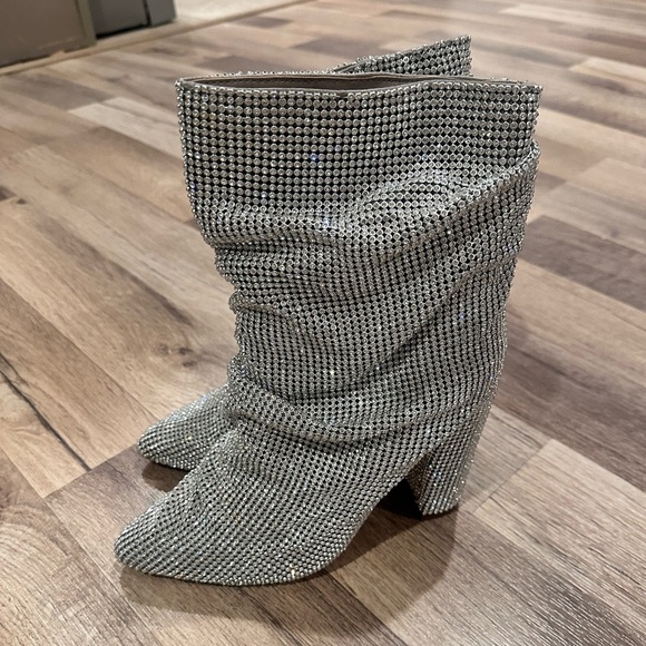 King High Heel Booties Size 7.5 Vigo Fiore - Picture 2 of 5